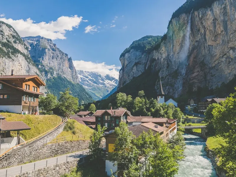 isviçre lauterbrunnen vadisi